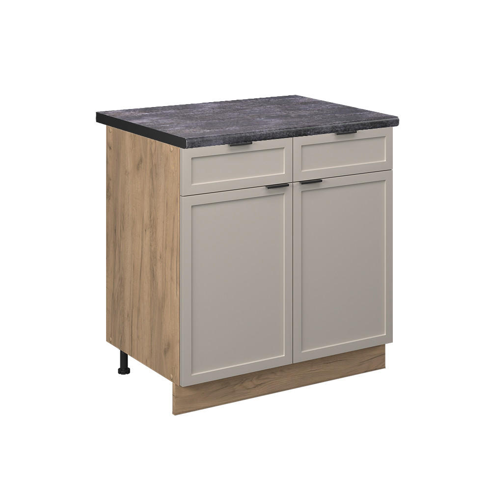 Vicco SPODNÍ SKŘÍŇKA KUCHYŇSKÉ LINKY Fame-Line GreyBeige 80 cm , PD Antracit