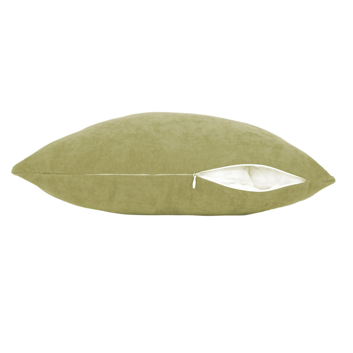 DEKOKISSEN Uni Grün 45x45 cm mit Füllung - Grün, Textil (45/45cm) - Deco-Raum