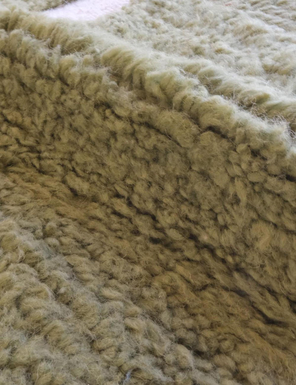 BERBERTEPPICH mit Reliefstruktur 211x 288 cm - Grün, Naturmaterialien (211/288cm) - AFK Living