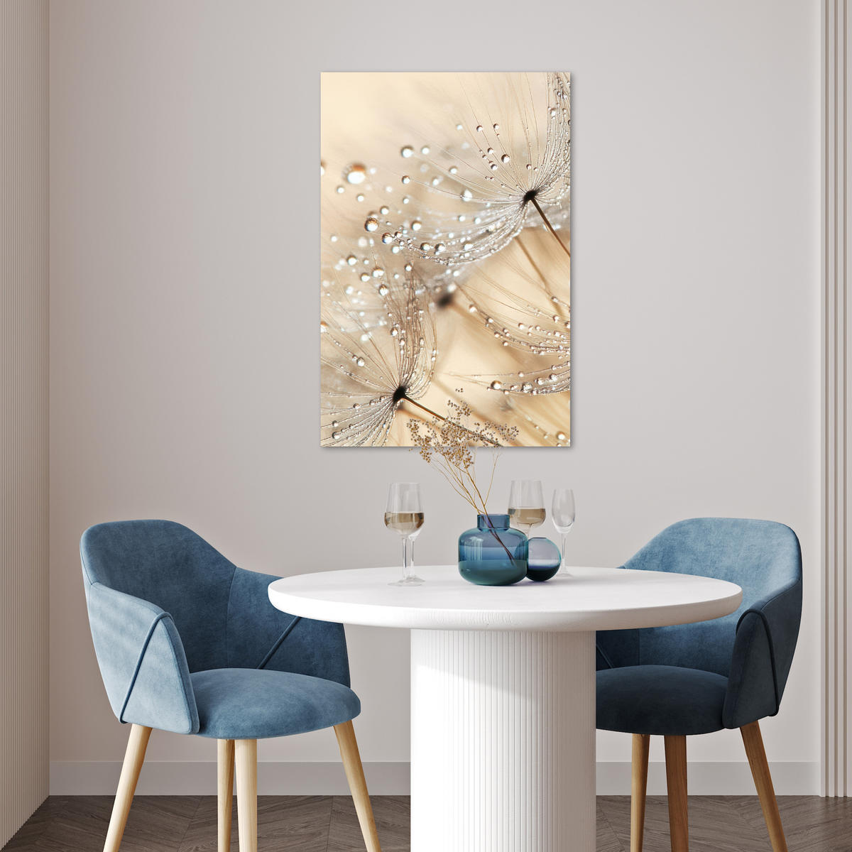 POSTER Löwenzahn - Abstrakt - Natur - Beige 40x60 cm - Braun, Papier (40/60/0.1cm) - MuchoWow