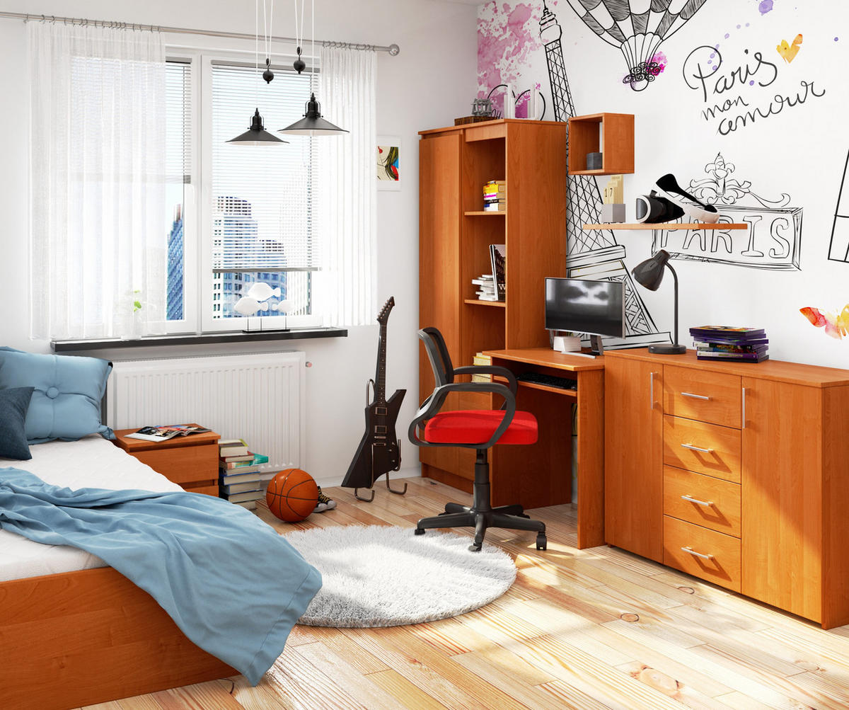 SCHREIBTISCH Erlefarben 74/68/51 - Erlefarben, Holzwerkstoff (51/68/74cm) - RAUMHIRSCH FURNITURE