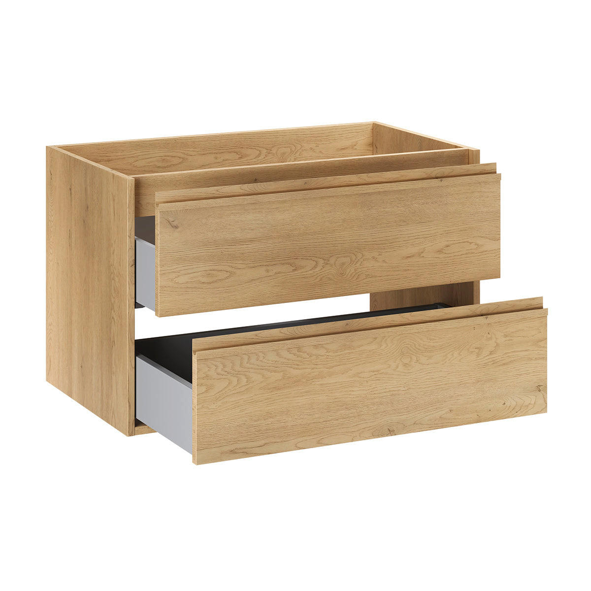 SKŘÍŇKA POD UMYVADLO 80cm Edmé Dřevo - hnědá, kompozitní dřevo (80/52.2/46cm) - Petits-meubles