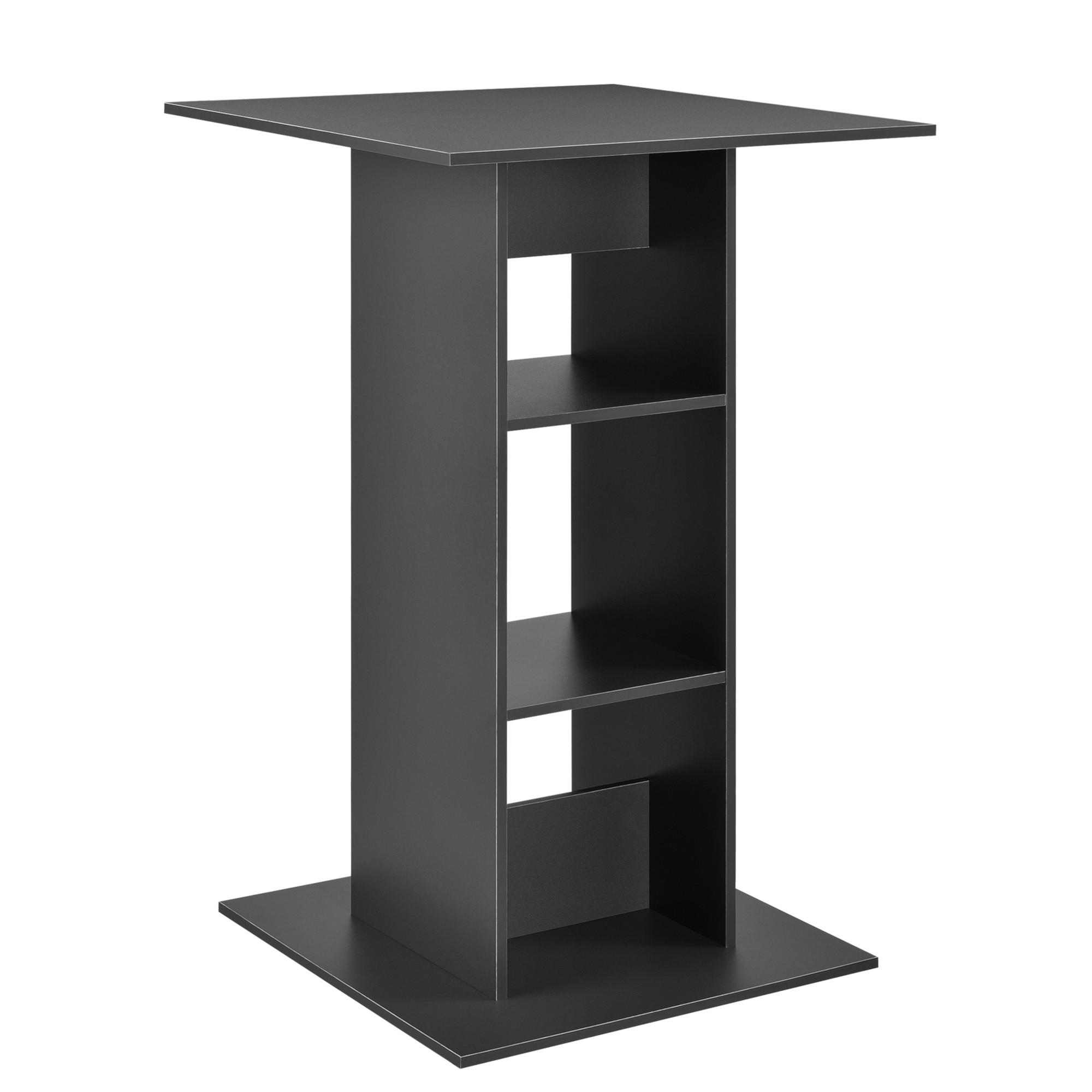 BARTISCH Visby - Dunkelgrau, Holzwerkstoff (70/110/70cm) - [en.casa]