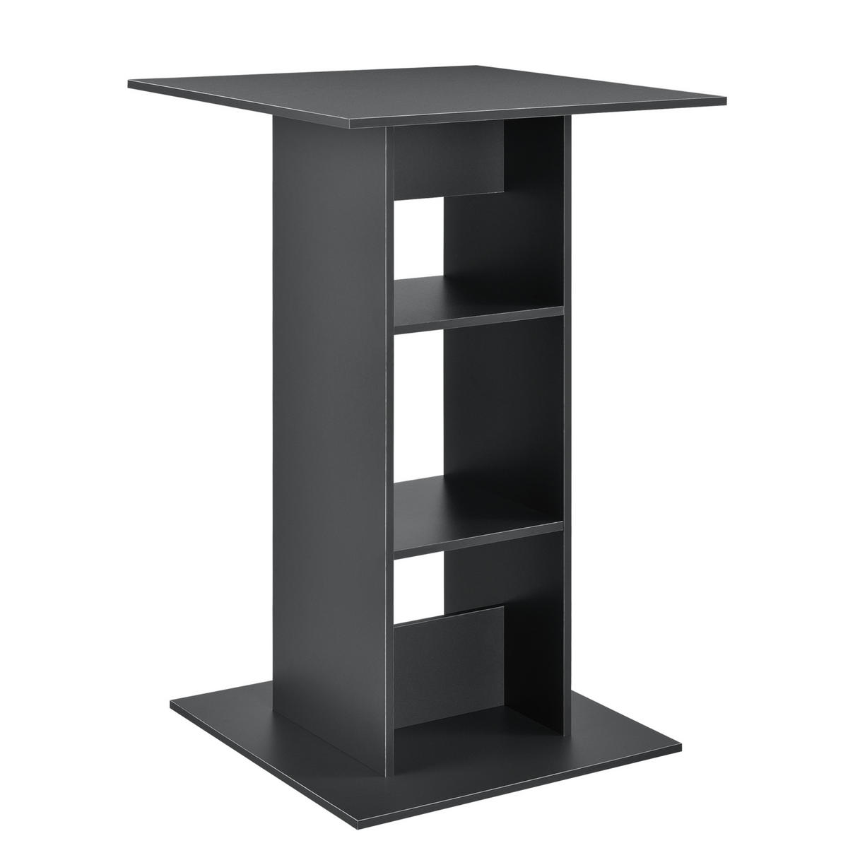 BARTISCH Visby - Dunkelgrau, Holzwerkstoff (70/110/70cm) - [en.casa]