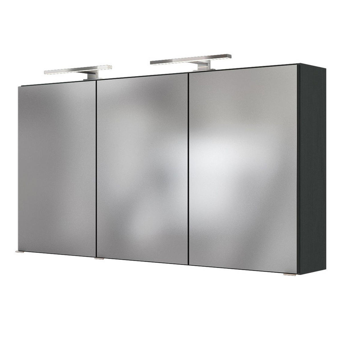 BADMÖBEL-SET 4-TLG. Florido-03 - Grau, Holzwerkstoff (230/200/47cm) - Lomado