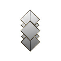 WANDSPIEGEL Miyu Gold - Goldfarben, Glas (51/107/4cm) - Dutchbone