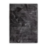 KUNSTFELLTEPPICH Chiara 90x160 cm - Anthrazit, Textil (90/160cm) - Gino Falcone