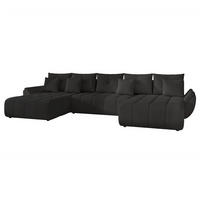 WOHNLANDSCHAFT DIEGO mit Schlaffunktion und Bettkasten Anthrazit - Anthrazit, Holzwerkstoff/Kunststoff (382/91/190cm) - Idohome