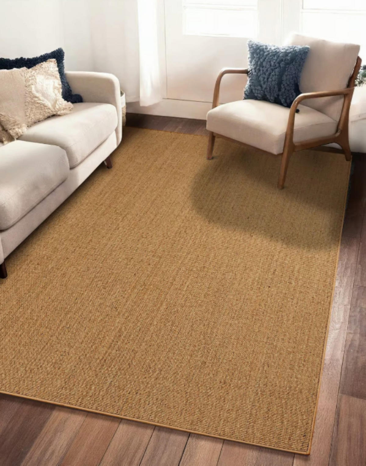 TEPPICH modern Sisal LINEN Gold 160 x 230 cm - Gelb, Naturmaterialien (160/230cm) - Novatrend