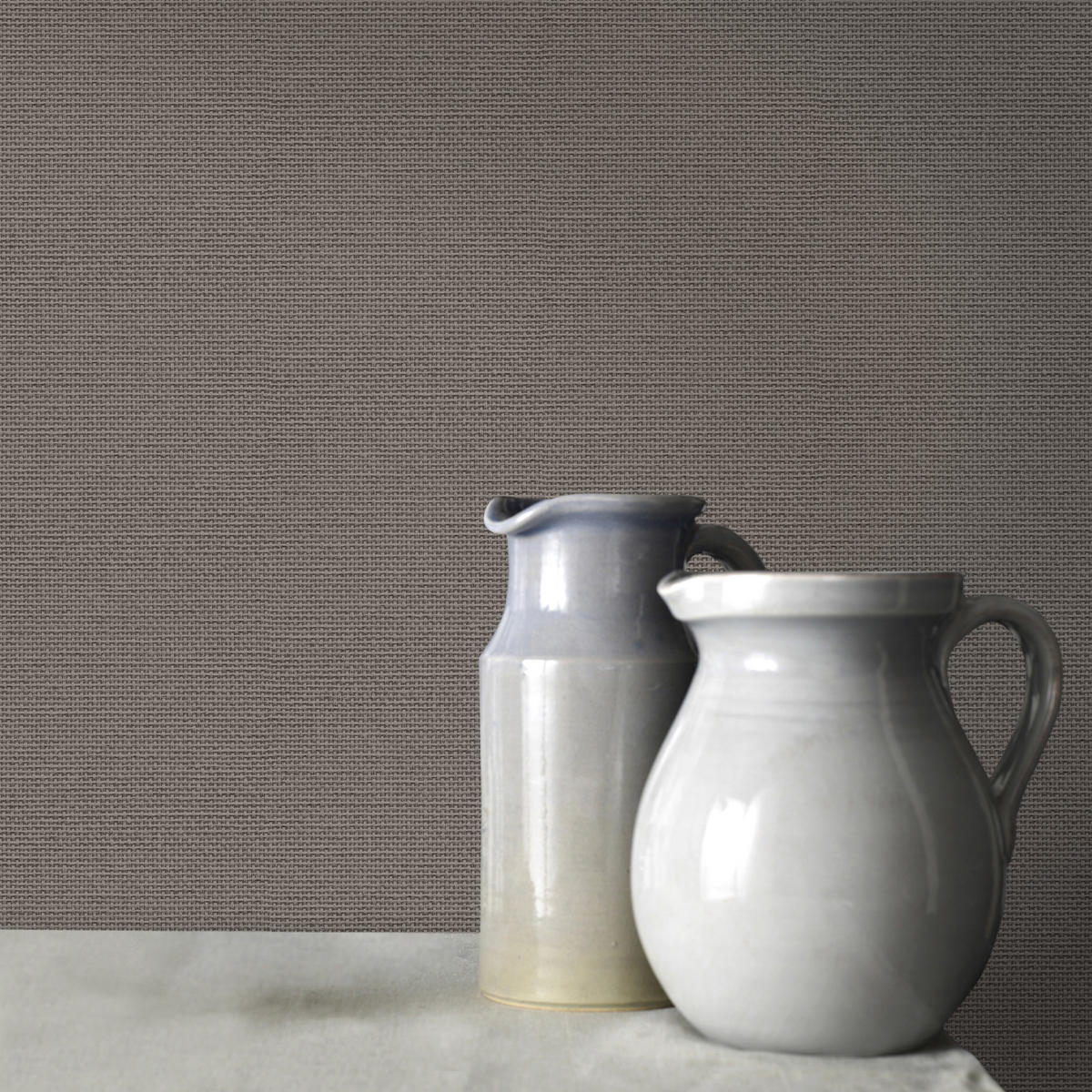 VLIESTAPETE - Köperstruktur Braun - Braun, Papier/Kunststoff (52/1000cm) - Superfresco Easy
