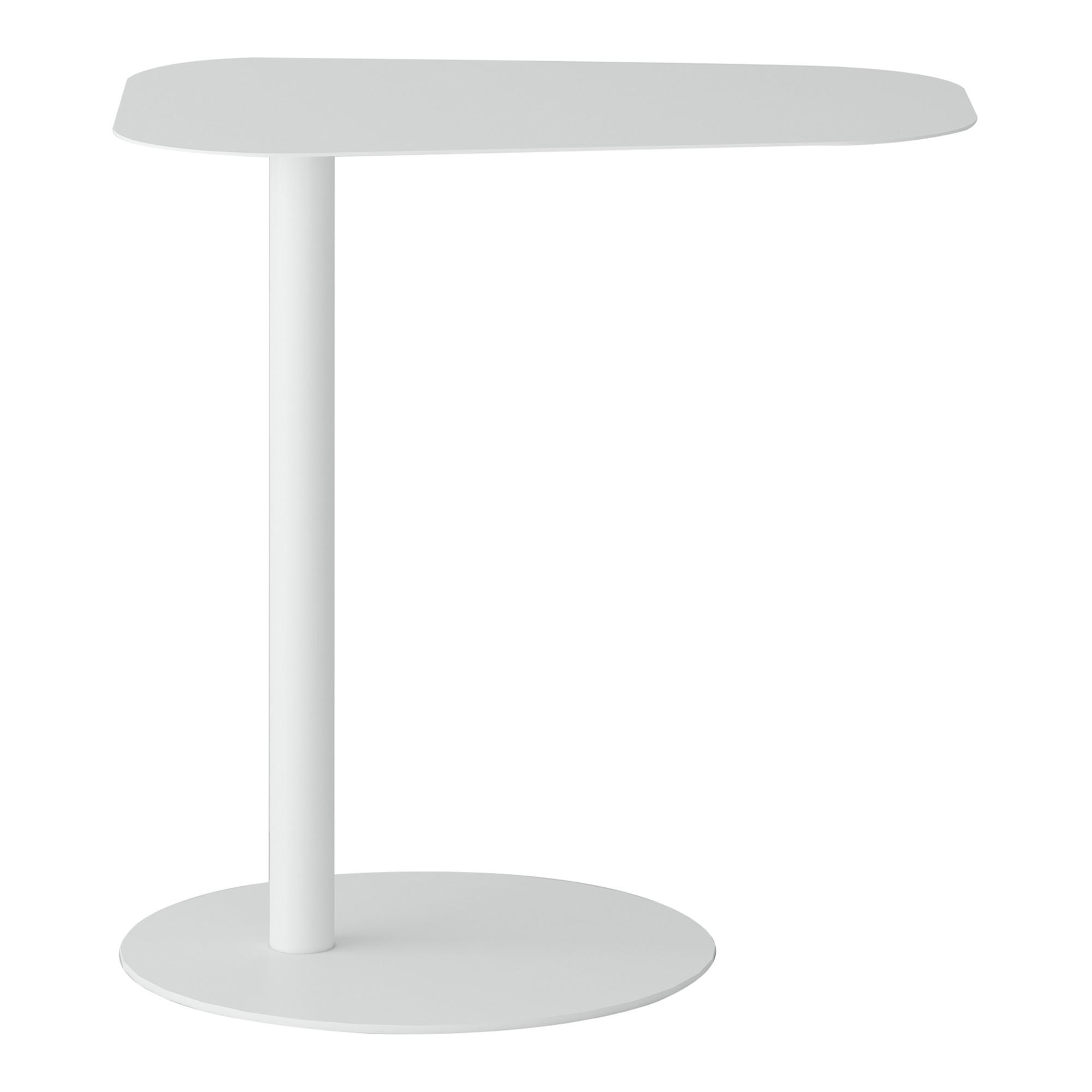 BEISTELLTISCH Nastätten - Weiß, Metall (38/50/50cm) - [en.casa]