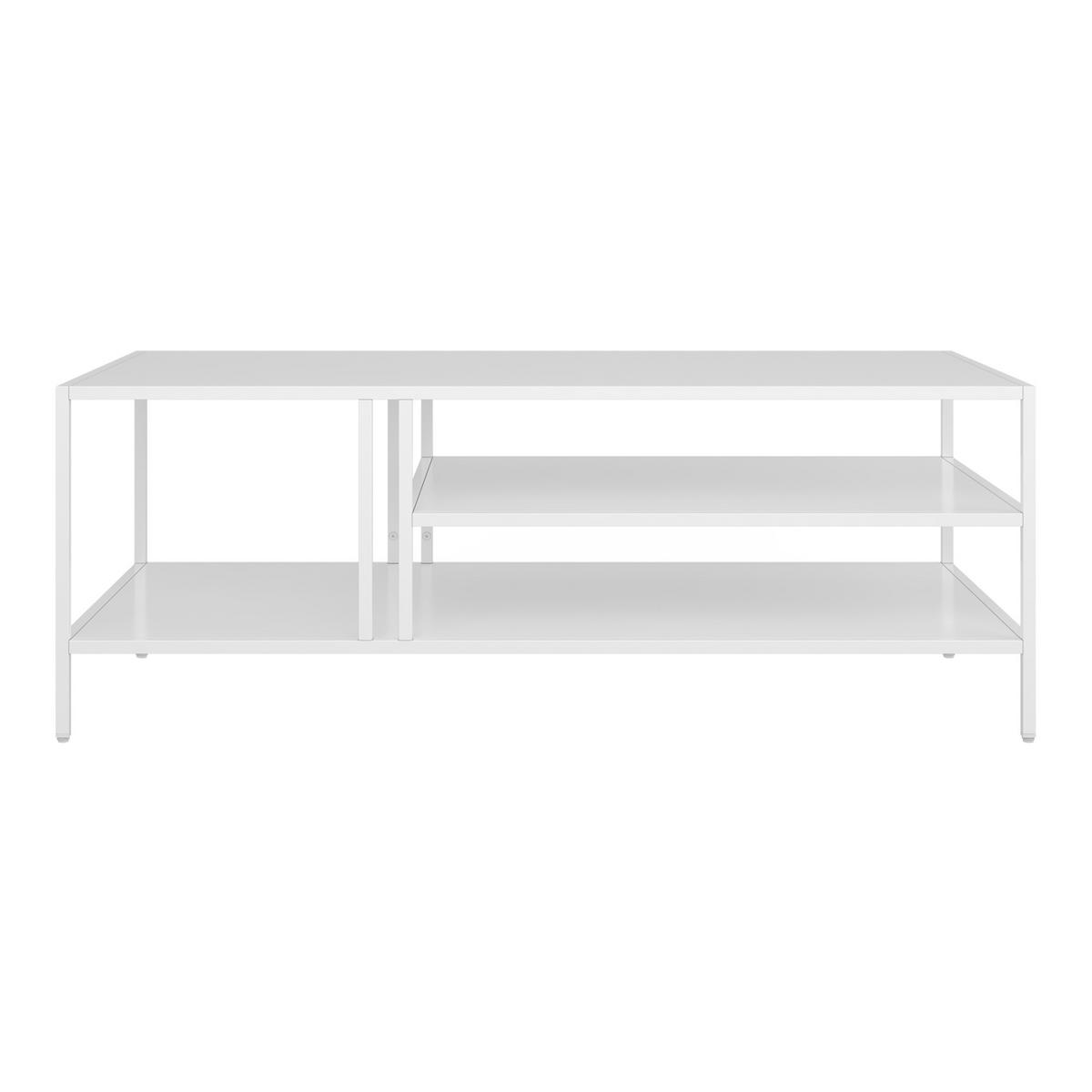 COUCHTISCH Kumlinge 40/110/55 cm - Weiß, Metall (55/110/40cm) - [en.casa]