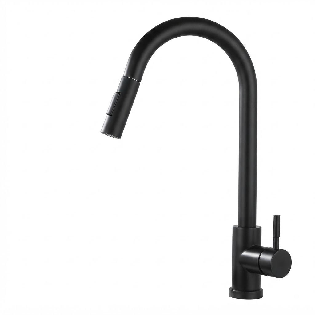 BADARMATUR mit Zulaufrohr, 48 x 25 cm, schwarz - Schwarz, Metall (53.5/6.5/26.5cm) - Vallsero