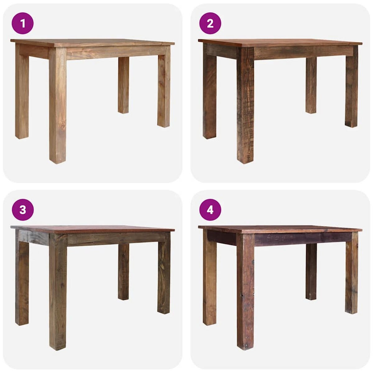 ESSTISCH Massives Mahagoniholz 120/60/77 Cm - Braun, Holzwerkstoff (120/60/77cm) - vidaXL