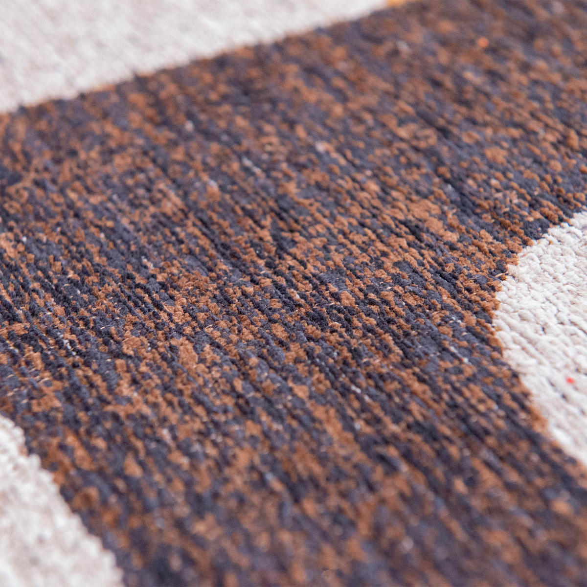 TEPPICH Bison Craft Kuba 80/250 cm - Braun, Kunststoff/Textil (80/250cm) - Louis De Poortere