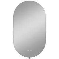 BADEZIMMERSPIEGEL flach 60/3/90 cm Glas Klarglas - Klar, Glas (60/90/3cm) - CLP