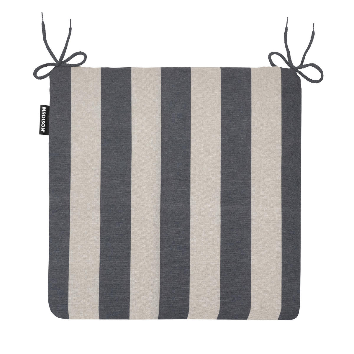 SITZKISSEN Amora - Grau - 40/40/4,5 cm - 4er-Set - Grau, Textil (40/4/40cm) - Madison