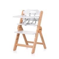 HOCHSTUHL Cacao Holz weiß Treppenstuhl, Beinstütze, klappbar, Gurt - Weiß, Holz (46/80/57cm) - Chipolino