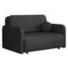 SCHLAFSOFA Viva Sun II - Schwarz, Holz/Textil (130/85/103cm) - MIRJAN24