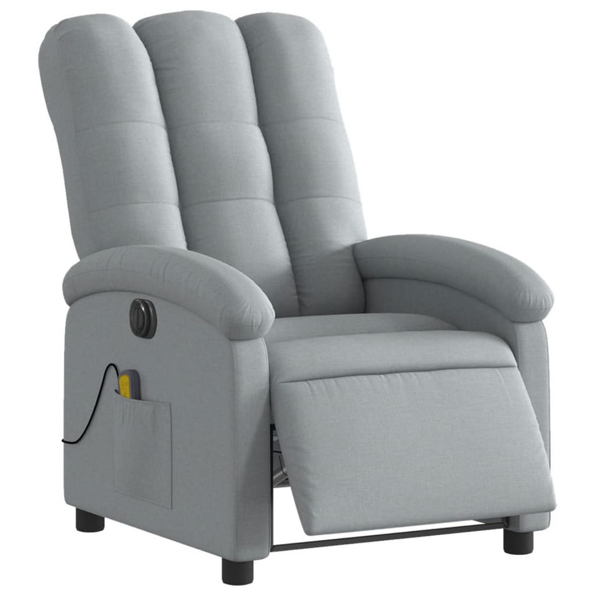 MASSAGESESSEL Loy - Hellgrau, Metall (70/101/93cm) - Nettlife