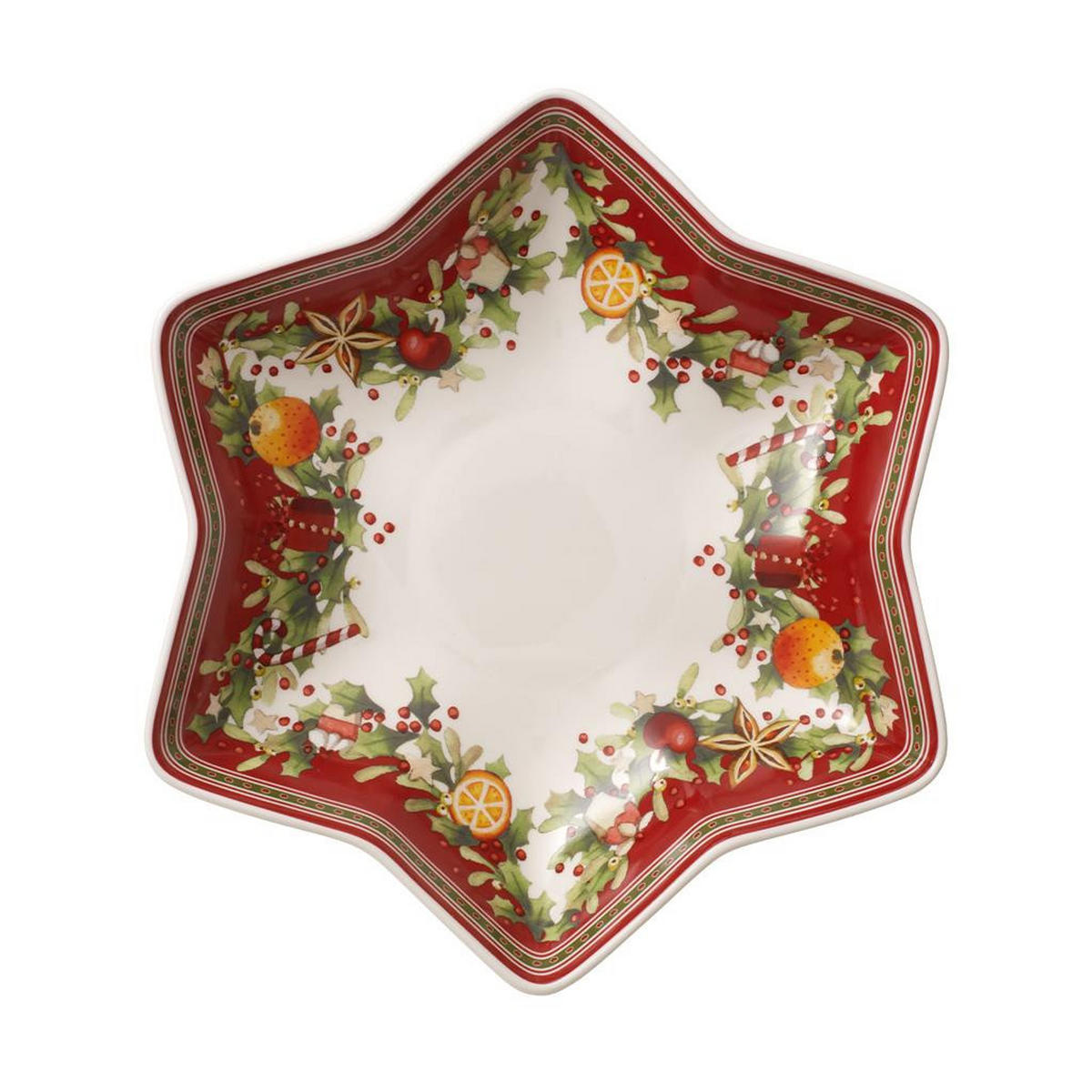 STERNENSCHALE AUF FUSS Winter Bakery Delight bunt 27 x 24 cm - Multicolor, Keramik (1cm) - Villeroy & Boch