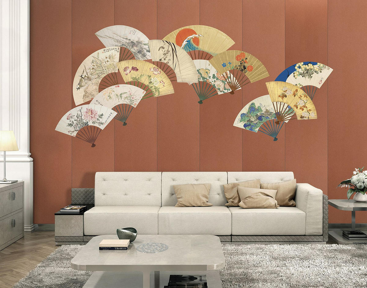 FOTOTAPETE orientalisches Motiv 424 x 280 cm - Terracotta, Papier (424/280cm) - Sanders & Sanders