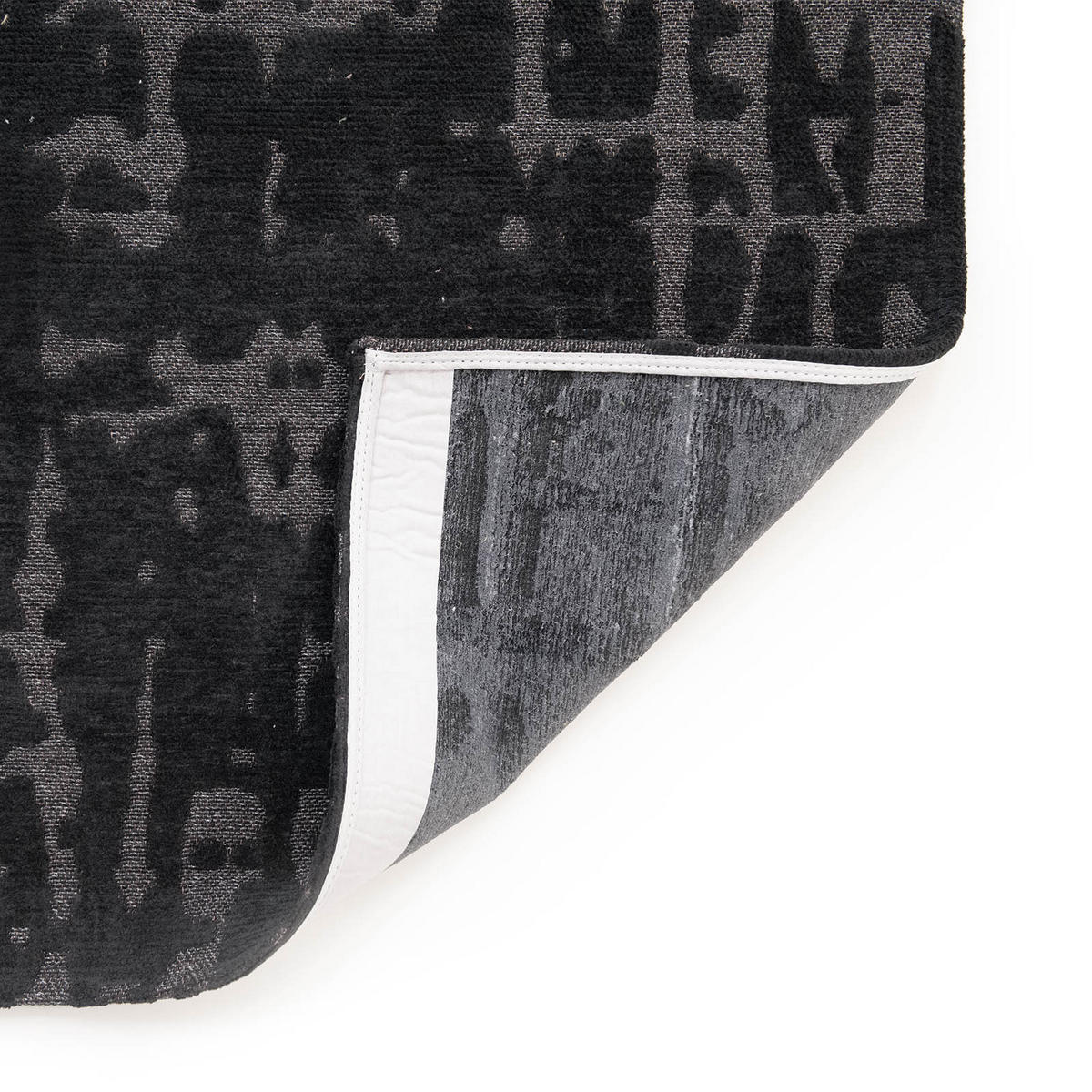 TEPPICH Flachgewebe DARKY 80 x 250 cm - Schwarz, Textil (80/250cm) - Novatrend