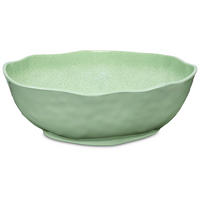 SCHÜSSEL / Salatschüssel Ø 26 cm Atmosfera grün - Currygelb, Kunststoff (21cm)