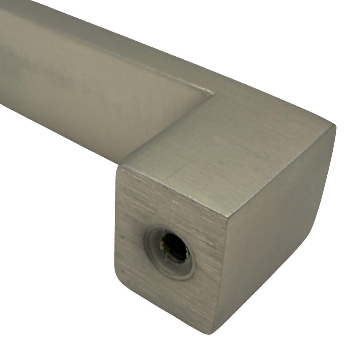 MÖBELGRIFF BA 160mm, Küchengriff Edelstahloptik, Schrankgriff modern - Edelstahlfarben, Metall (1.8/2.5/17.5cm)