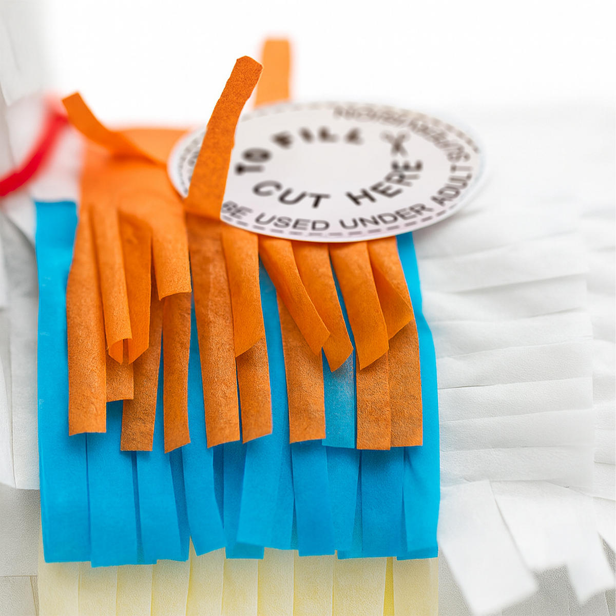 PINATA - Multicolor, Papier/Wellpappe (27/39/11cm) - Relaxdays