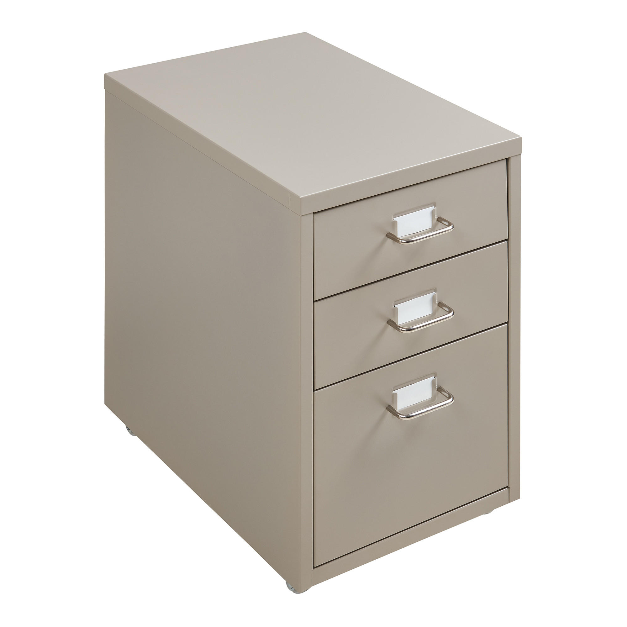 ROLLCONTAINER Kökar - Braun, Metall (28/48/41cm) - [en.casa]