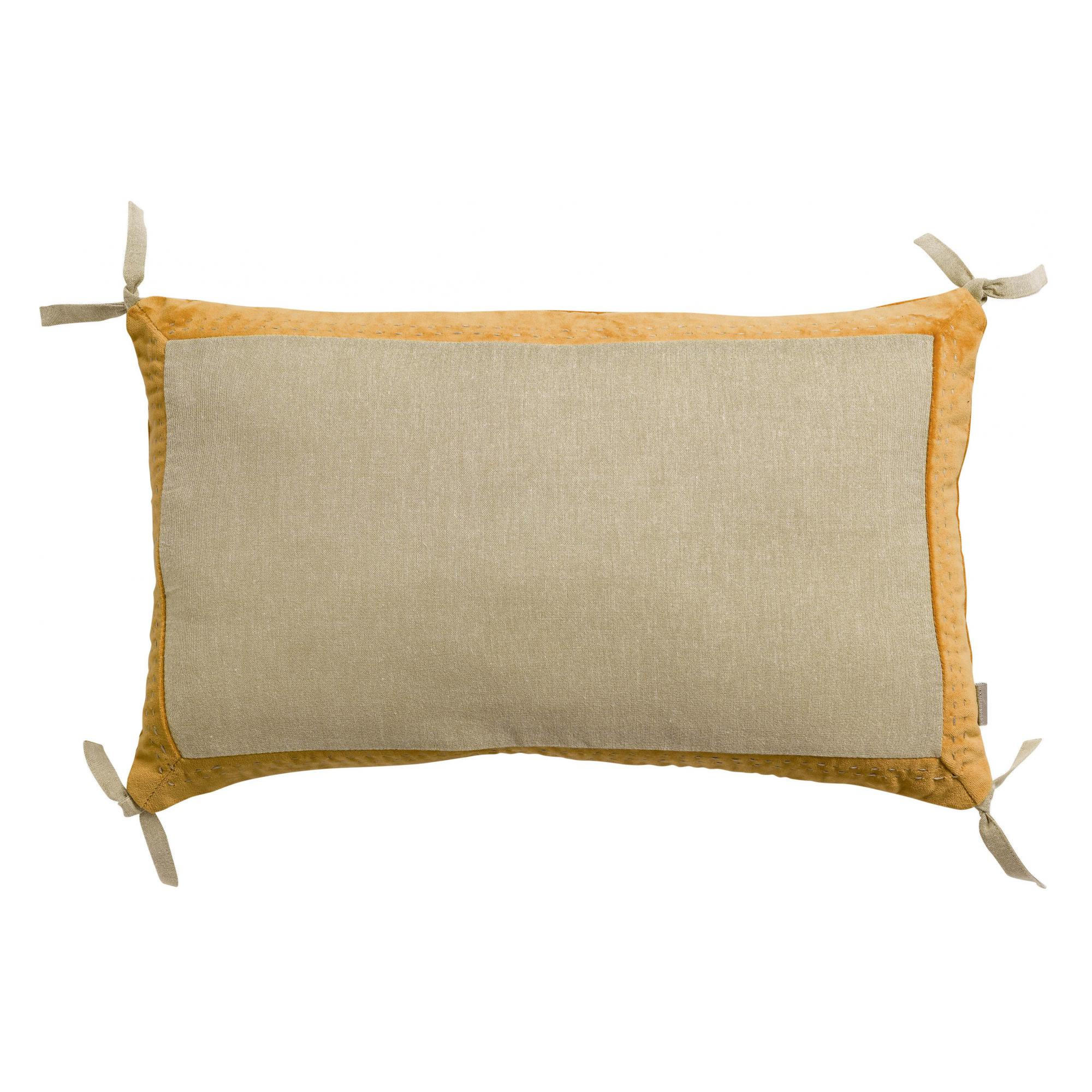 KISSEN Elise Chambray maisgelb 30 x 50 cm - Gelb, Textil (30/50cm) - Vivaraise