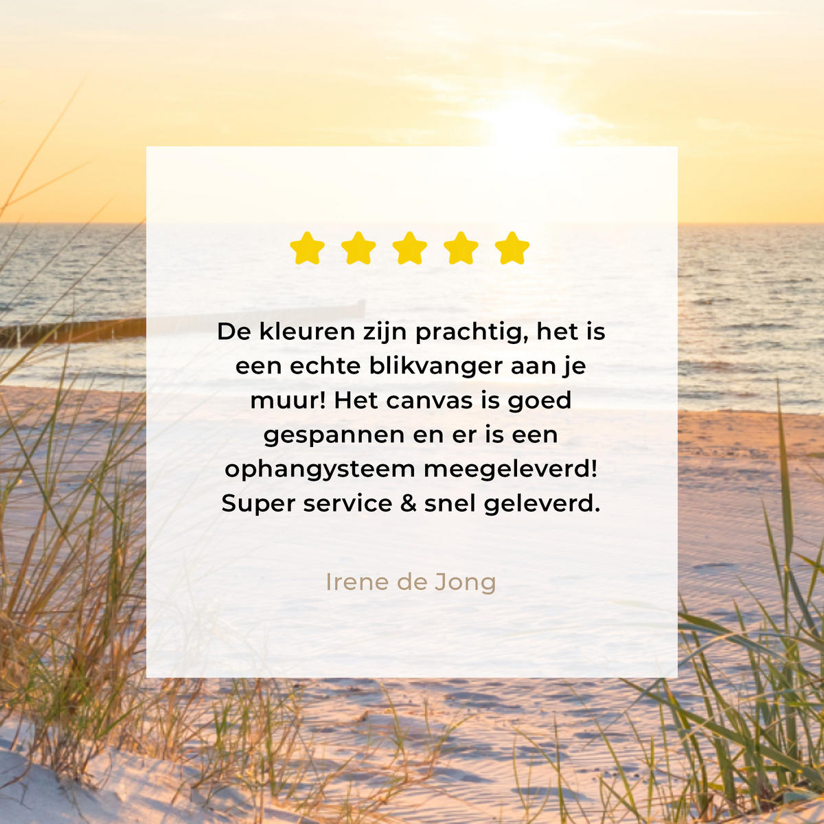 LEINWANDBILD Strand - Sonne - Düne - Gras - Sand - Horizont Wandbild 40x30 cm - Hellblau, Textil (40/30cm) - MuchoWow