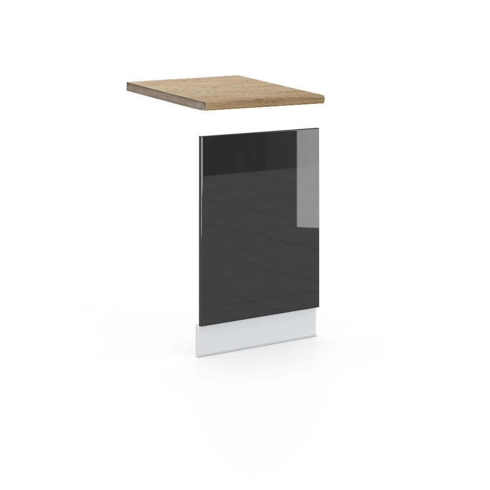 FRONTPANEL Fame-Line Antracit högblank 45 cm , AP Oak Antracit, Vit 67.4/45/60 cm