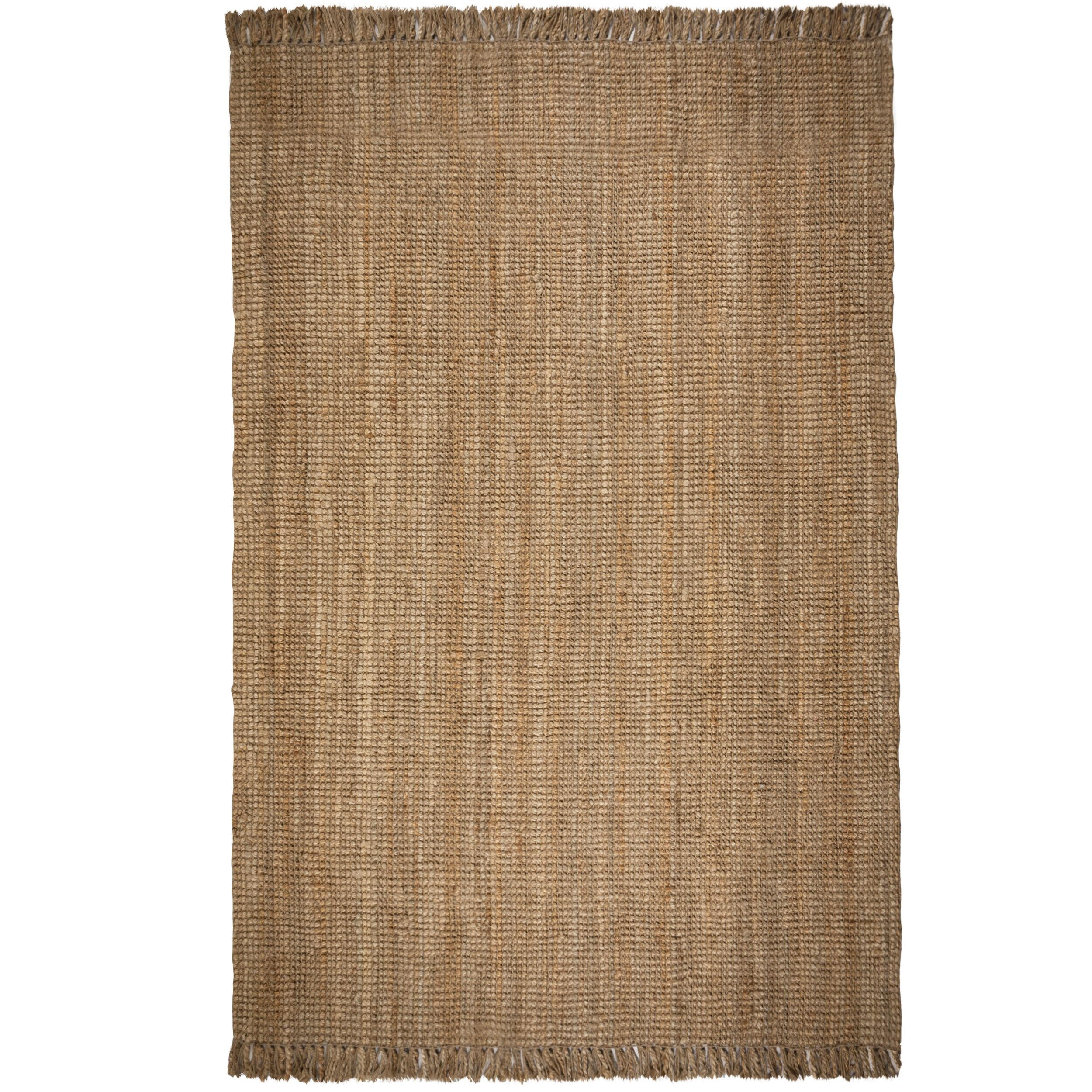 TEPPICH Jute Wende-Design, strapazierfähig ERME, Braun 200x290 cm - Braun, Naturmaterialien (200/290cm) - KADIMA DESIGN