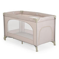 REISEBETT Uno Faltmatratze beige Räder Laufstall klappbar Aufbewahrungstasche - Beige, Kunststoff (60/120cm) - Moni