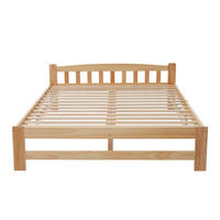 FUTONBETT 140x200 cm, mit Kopfteil & Lattenrost, Massivholz, natur - Naturfarben, Holz (140/200cm)