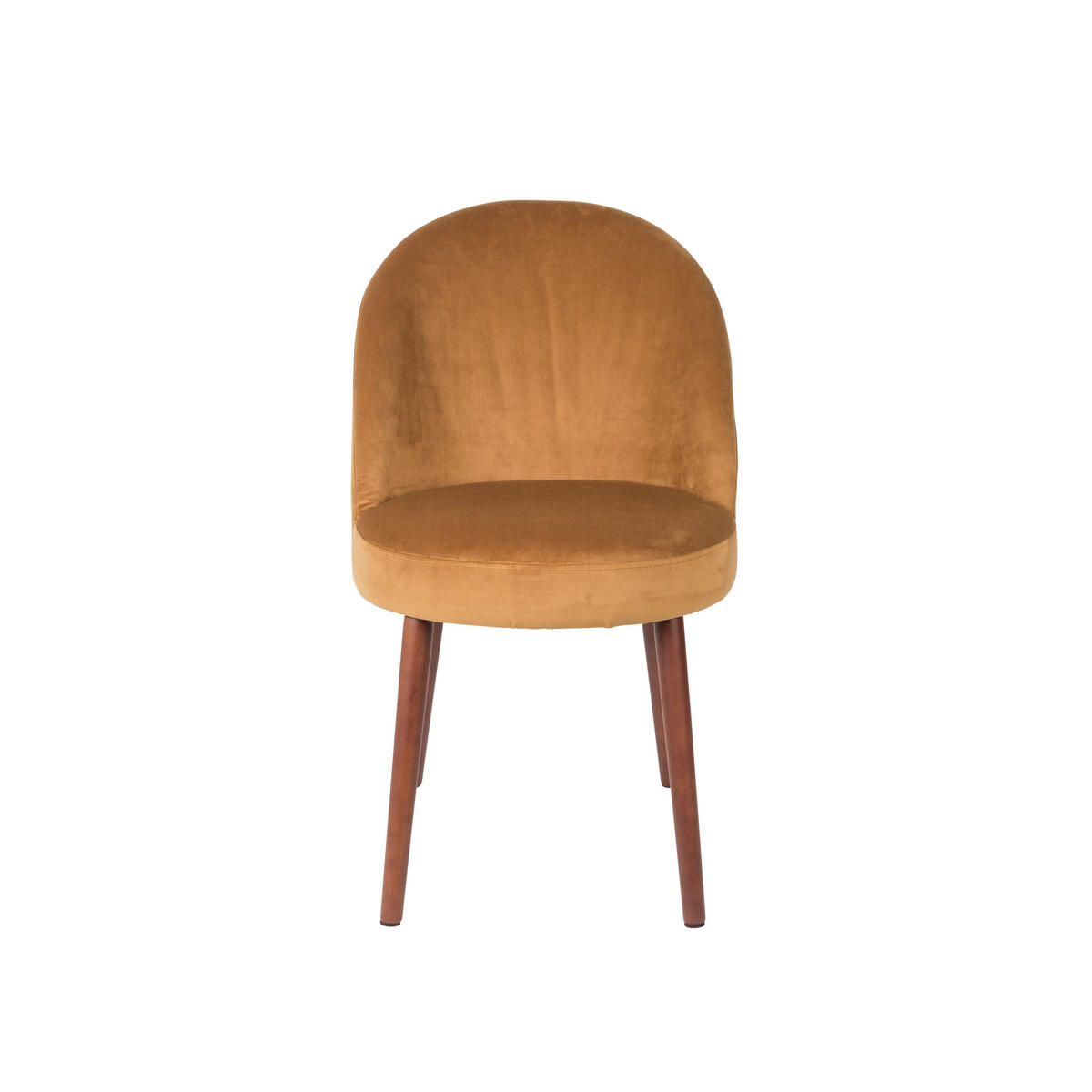 ESSZIMMERSTUHL Barbara Karamell/ Dunkelgelb - 2 er Set - Braun, Textil (51/85.5/59cm) - Dutchbone