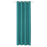 ÖSENVORHANG DOVE Blickdicht - Blau, Textil (140/0.5/245cm) - Tom Tailor