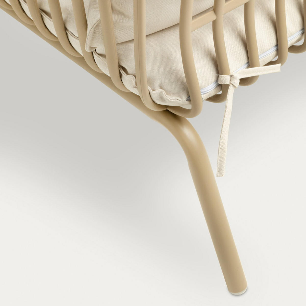 GARTENSET Madeira Beige - Beige, Metall - Kenay Home