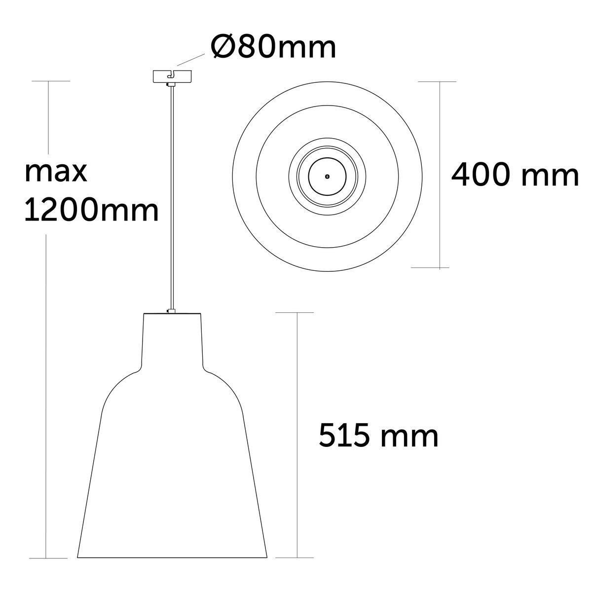 HÄNGELEUCHTE - Kupferfarben, Metall (40/40/51.5cm) - Lumicom