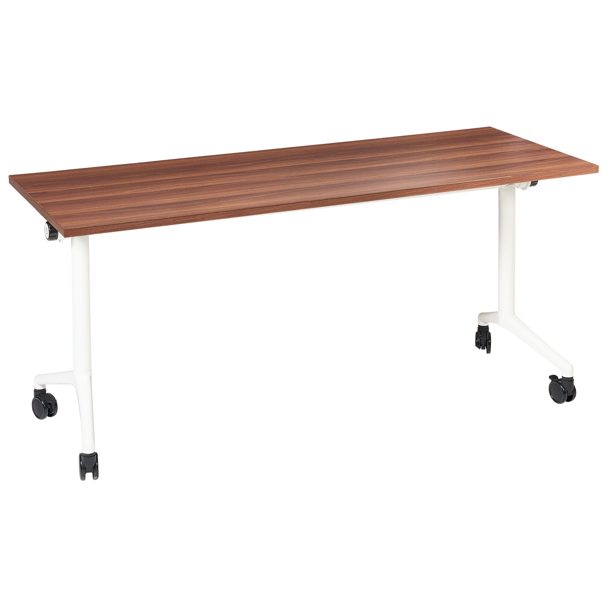 Beliani PSACÍ STŮL Skládací Tmavě hnědý 160/60 cm Cavi