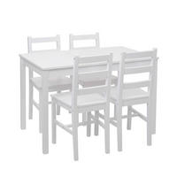 ESSZIMMER-SET Weiß - Weiß, Holz (108/86/64cm) - MCW