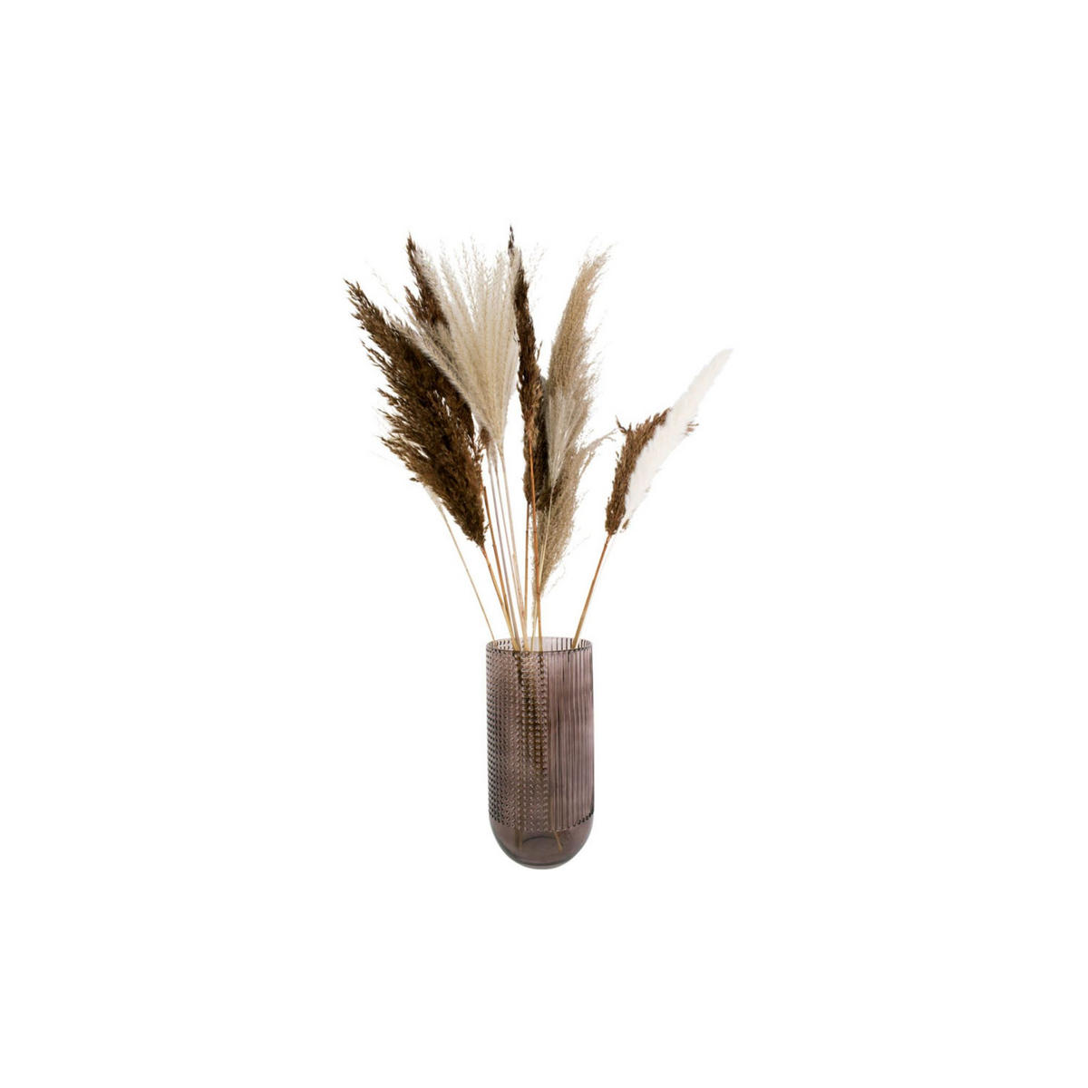 VASE Attract Braun 15/15/30 cm - Braun, Glas (15/30cm) - Present Time