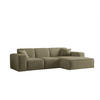 ECKSOFA Ottom Celes Premium Opera Velvet - Olivgrün, Holzwerkstoff/Textil (266/165cm) - Fun Möbel