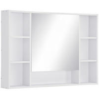 SPIEGELSCHRANK Weiß 100/15/70 cm - Weiß, Metall (100/70/15cm) - PANGIVO