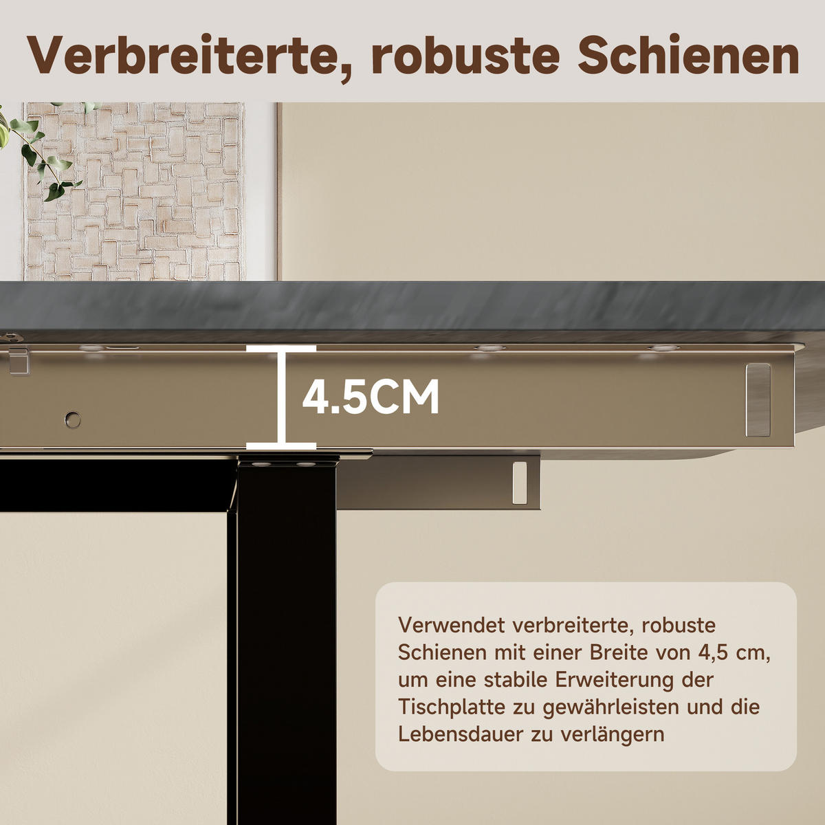 ESSTISCH Ausziehbar 3 Längen Grau Metallbeine 140-220x90cm - Grau, Holzwerkstoff (220/90/75cm) - FLIEKS