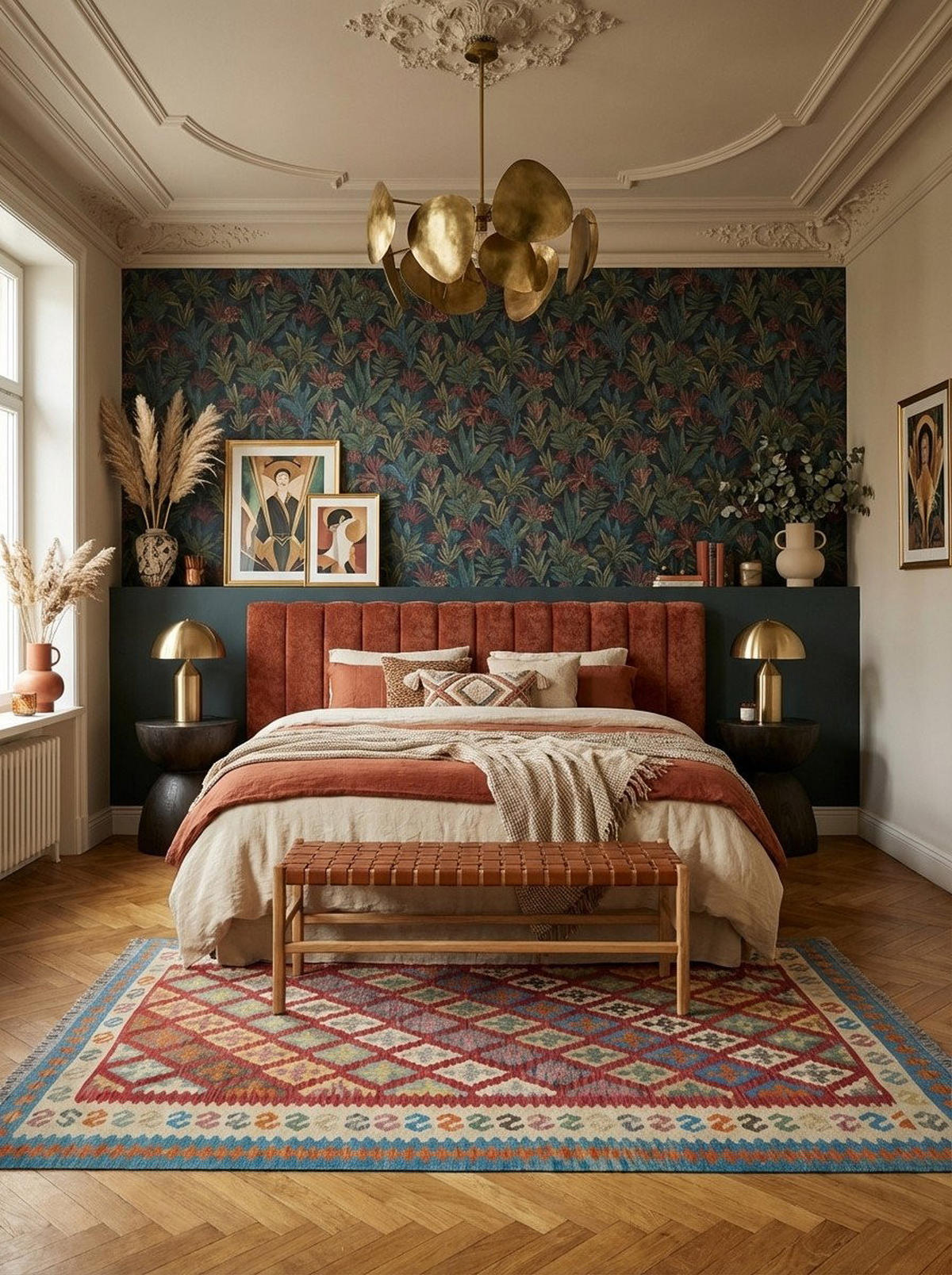 HANDWEBTEPPICH Kelim Gashgai Rot 297/210 cm Schurwolle - Rot, Textil (210/297cm) - Looma