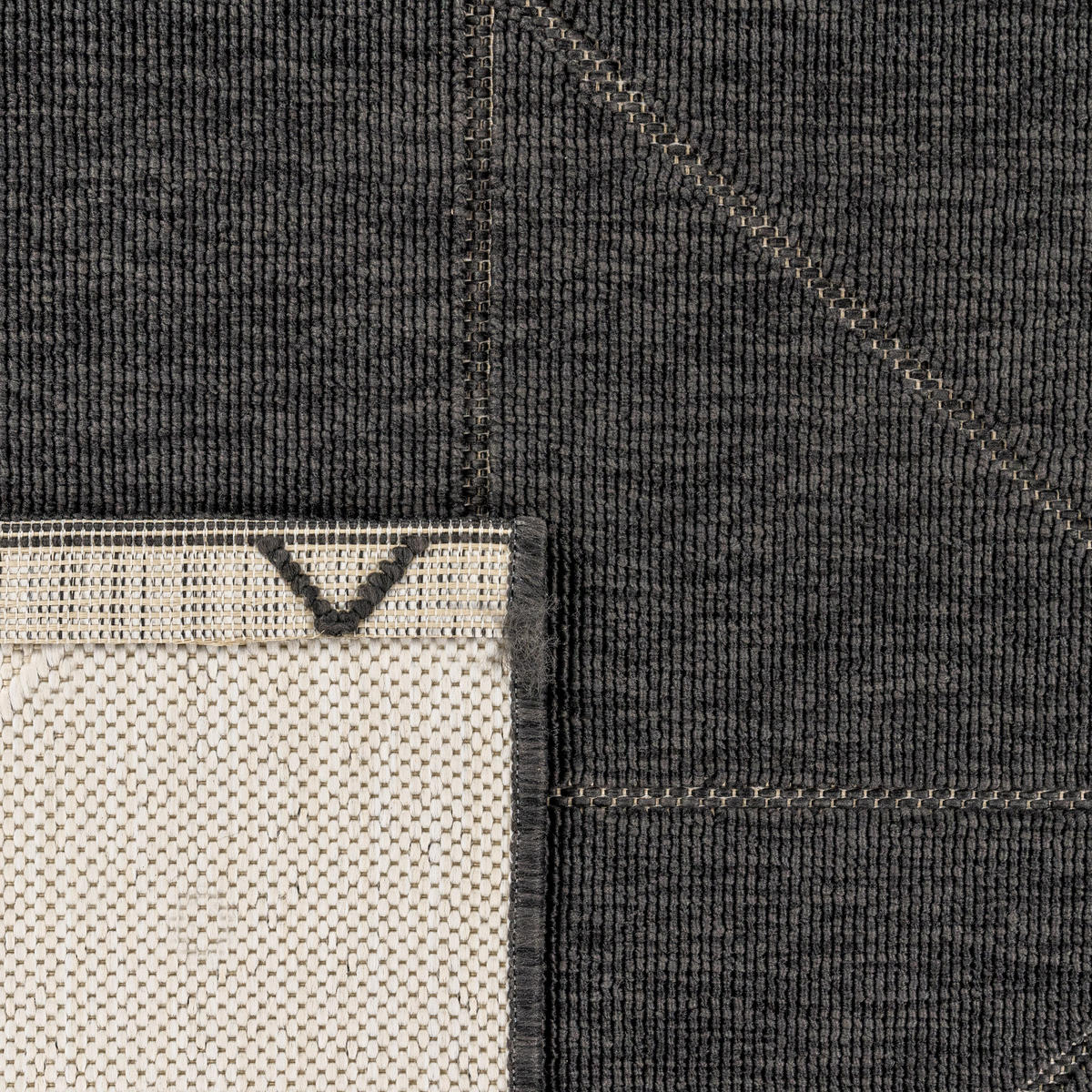 OUTDOORTEPPICH 80/150 cm Brugge 226 - Anthrazit, Textil (80/150cm) - Paco Home