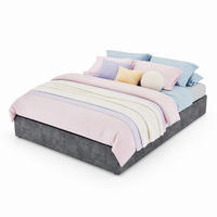 POLSTERBETT 140/200 mit Gasdruckfeder und Dutch-Velvet-Bezug in Grau - Grau, Holzwerkstoff/Textil (140/200cm) - EVRYAE
